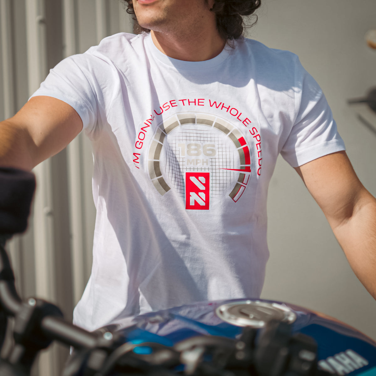 Speedo Yammie Noob White Tee – YN MOTO