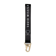 Load image into Gallery viewer, SQUID MISSILE, 6 inch wrist lanyard with antique brass hook