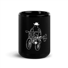 Load image into Gallery viewer, Yeet Cowboy Black Glossy Mug