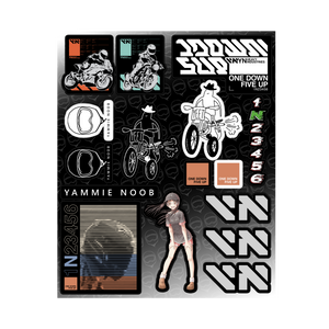 9x11 Yammie Noob Sticker Sheet
