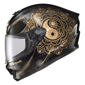 Scorpion EXO-R420 Namaskar Helmet (Black-Gold)