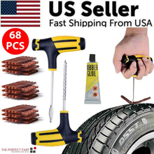 Load image into Gallery viewer, 68pc Tire Repair Kit DIY Flat Tire Repair