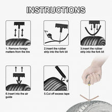 Load image into Gallery viewer, 68pc Tire Repair Kit DIY Flat Tire Repair