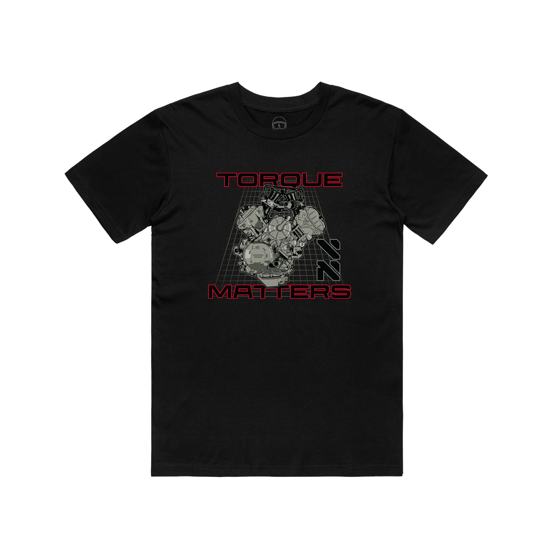 Torque Matters, Yammie Noob Black Tee – YN MOTO