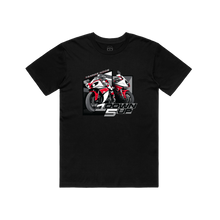 Load image into Gallery viewer, 1 Down 5 Up Bikes, Yammie Noob Black Tee