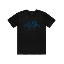 Load image into Gallery viewer, XSR Blue Yammie Noob Black Tee