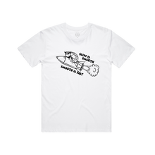 Load image into Gallery viewer, Slow is Smooth Rocket Yammie Noob White Tee