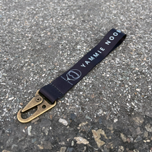 Load image into Gallery viewer, YAMMIE NOOB, 6 inch wrist lanyard with antique brass hook