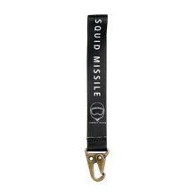 Load image into Gallery viewer, SQUID MISSILE, 6 inch wrist lanyard with antique brass hook