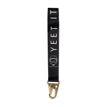 Load image into Gallery viewer, YEET IT, 6 inch wrist lanyard with antique brass hook