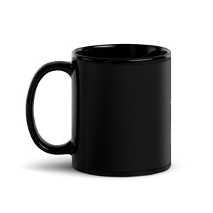 Yeet Cowboy Black Glossy Mug