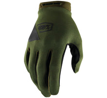 Load image into Gallery viewer, 100% Men&#39;s Ridecamp Gloves - fatigue