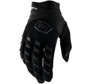 100% Men's Airmatic Gloves (Black/Charcoal)