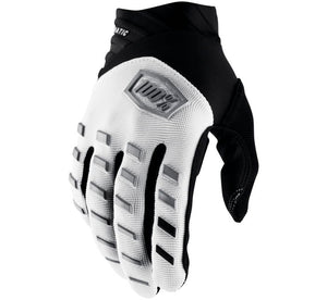 100% Men's Airmatic Gloves (White)