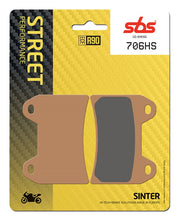 Load image into Gallery viewer, SBS Sintered Brake Pads 706HS (Front) - Street Performance