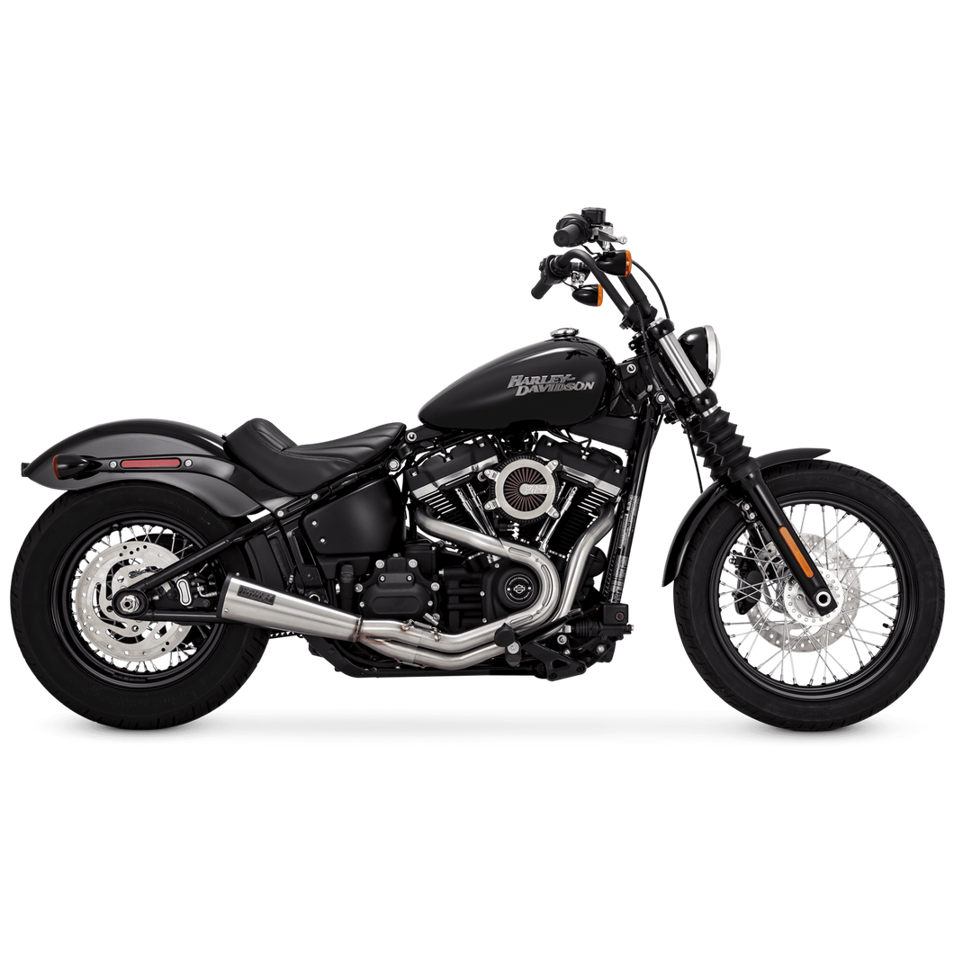 Vance & Hines 2-into-1 Upsweep Exhaust Stainless