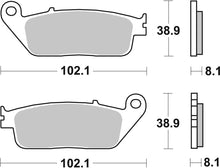 Load image into Gallery viewer, SBS Sintered Brake Pads 627HS (Front) - Street Performance