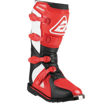 Load image into Gallery viewer, Answer Racing AR1 Off-Road Motorcycle Race Boots. Black/Red front view