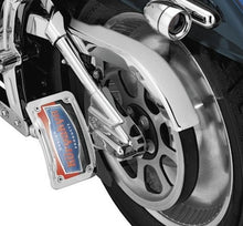 Load image into Gallery viewer, Kuryakyn Curved Side-Mount License Plate Holder (Chrome)