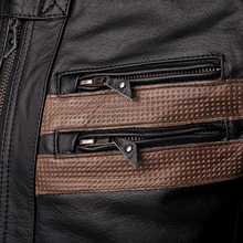 Load image into Gallery viewer, 4SR Cool EVO Motorcycle Jacket (Brown) Zipper
