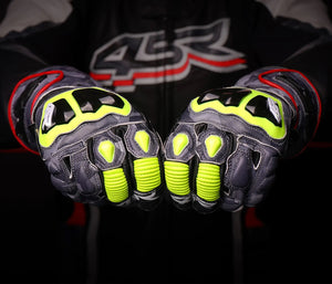 4SR Stingray Race Spec Racing Gloves (Camo) Knuckle View