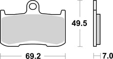 Load image into Gallery viewer, SBS Sintered Brake Pads 782HS (Front) - Street Performance