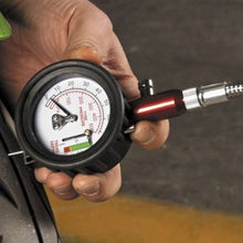 Load image into Gallery viewer, BikeMaster 2-in-1 Tire Gauge Close up