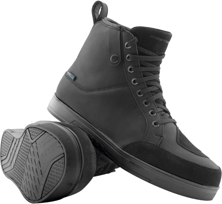 First Gear Coastal Moto Shoe Black
