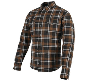 Speed and Strength - Black Nine Reinforced Moto Shirt (Brown/Black)