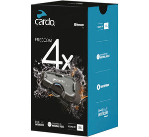Cardo Freecom 4X Headset Retail Packaging