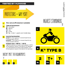 Load image into Gallery viewer, 4SR Club Sport Motorcycle Jeans Tested By Humans Chart