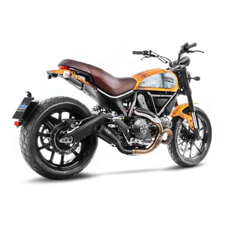 LeoVince LV-10 Slip-On Exhaust for the Ducati Scrambler (2015-2020