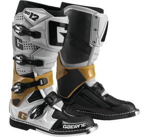 Gaerne SG-12 Off-Road MX Boots Grey/Magnesium/White