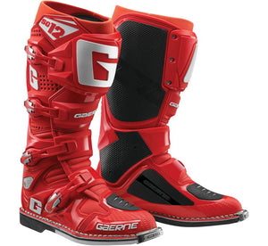 Gaerne SG-12 Off-Road MX Boots Solid Red