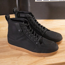Load image into Gallery viewer, Speed and Strength - United By Speed Moto Shoe Black 3/4 view