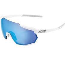 Load image into Gallery viewer, Matte White with Blue Mirror Lens