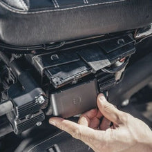 Load image into Gallery viewer, Monimoto M7 GPS Anti-Theft Tracker Being installed in bike