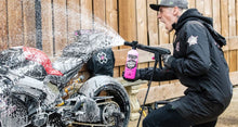 Load image into Gallery viewer, Muc-Off Motorcycle Pressure Washer Bundle In Use