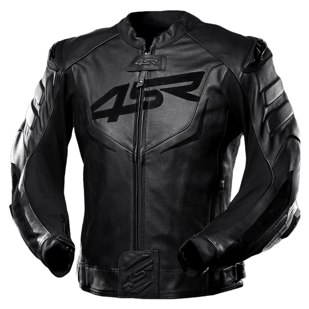 4SR TT Replica Series Motorcycle Jacket (Black)