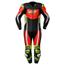 Load image into Gallery viewer, 4SR Neon AR Motorcycle Racing Suit Front View