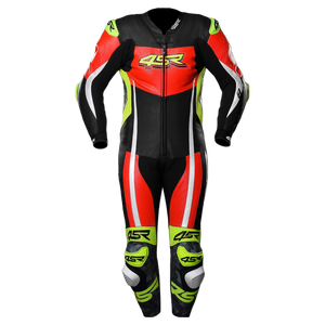 4SR Neon AR Motorcycle Racing Suit Front View