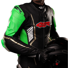 Load image into Gallery viewer, 4SR Monster Green AR Motorcycle Racing Suit Torso View