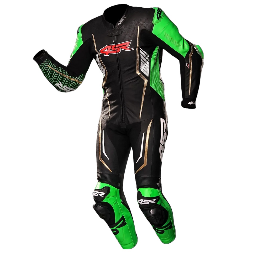 4SR Monster Green AR Motorcycle Racing Suit