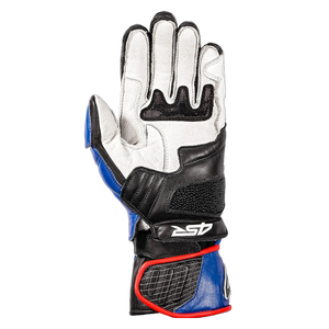 4SR Stingray Race Spec Racing Gloves (Blue) Palm of the hand view