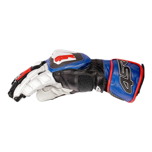 4SR Stingray Race Spec Racing Gloves (Blue) Side View