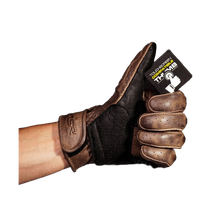 Load image into Gallery viewer, 4SR Monster EVO Gloves (Brown) Thumbs Up View