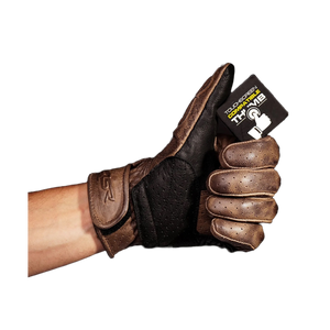4SR Monster EVO Gloves (Brown) Thumbs Up View