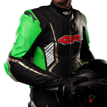 Load image into Gallery viewer, 4SR Sport Cup 3 Gloves (Black) Worn with a race suit