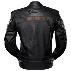 4SR Cool EVO Motorcycle Jacket (Brown) Back View