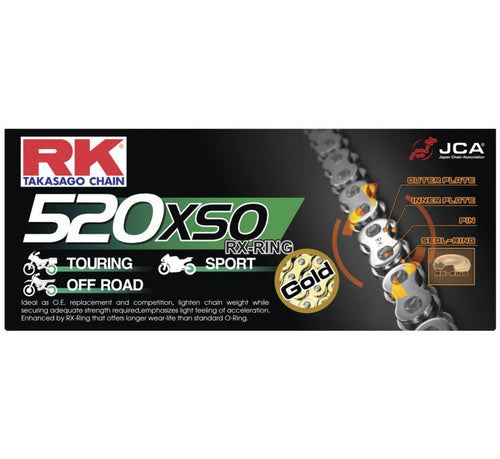 RK 520XSO RX-Ring Chain (Gold)